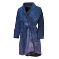 Stars Night Milky Way Print Men's Bathrobe