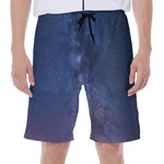Stars Night Milky Way Print Men's Beach Shorts