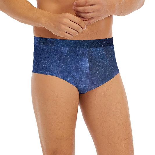 Stars Night Milky Way Print Men's Briefs