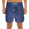 Stars Night Milky Way Print Men's Split Running Shorts
