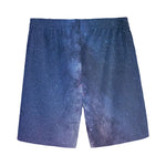 Stars Night Milky Way Print Men's Sports Shorts