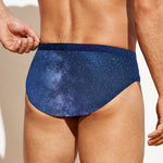 Stars Night Milky Way Print Men's Swim Briefs