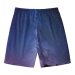 Stars Night Milky Way Print Men's Swim Trunks