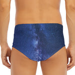 Stars Night Milky Way Print Men's Triangle Swim Briefs