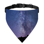 Stars Night Milky Way Print Over The Collar Dog Bandana