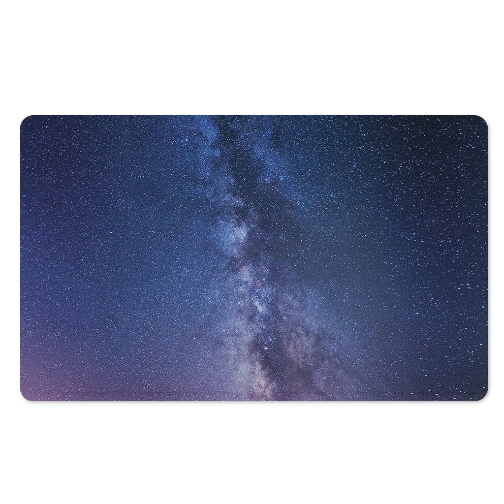 Stars Night Milky Way Print Polyester Doormat