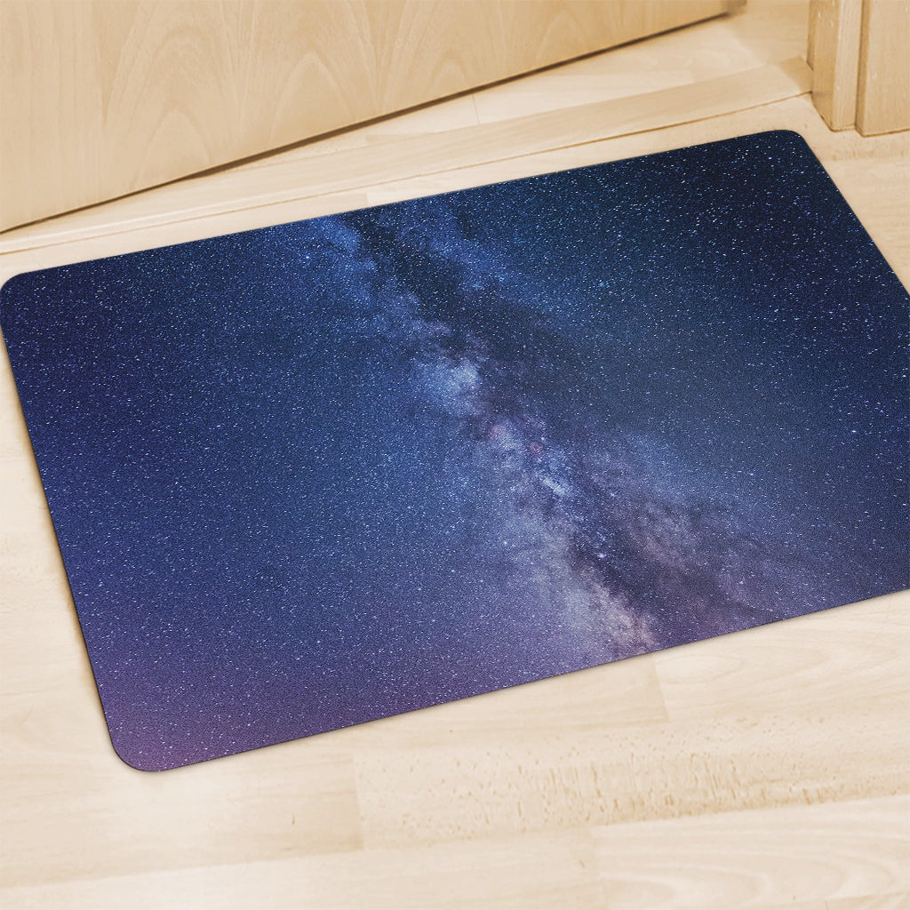 Stars Night Milky Way Print Polyester Doormat