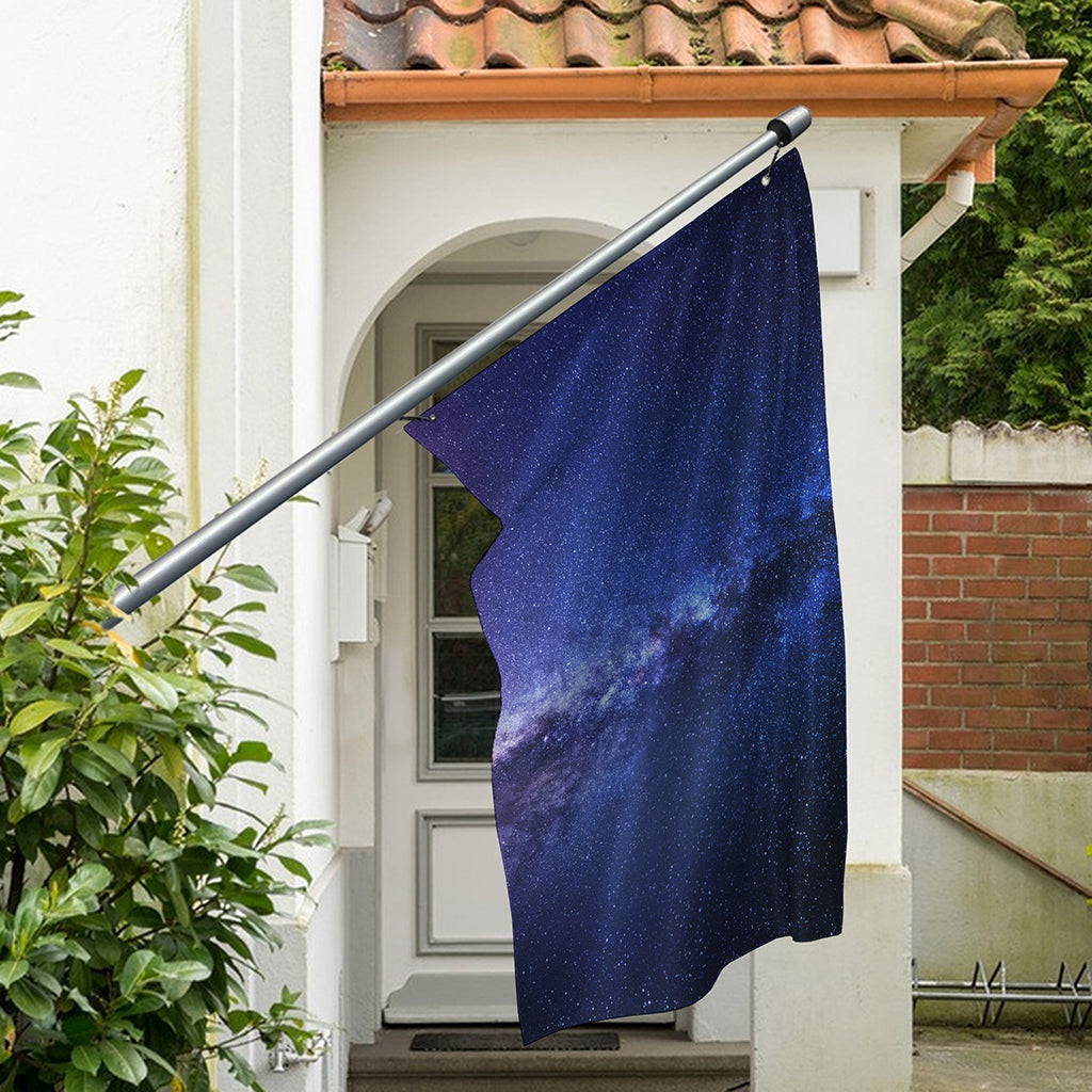 Stars Night Milky Way Print Polyester Flag