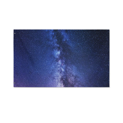 Stars Night Milky Way Print Polyester Flag