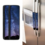 Stars Night Milky Way Print Refrigerator Handle Covers
