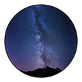 Stars Night Milky Way Print Round Floor Mat