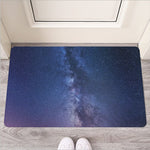 Stars Night Milky Way Print Rubber Doormat