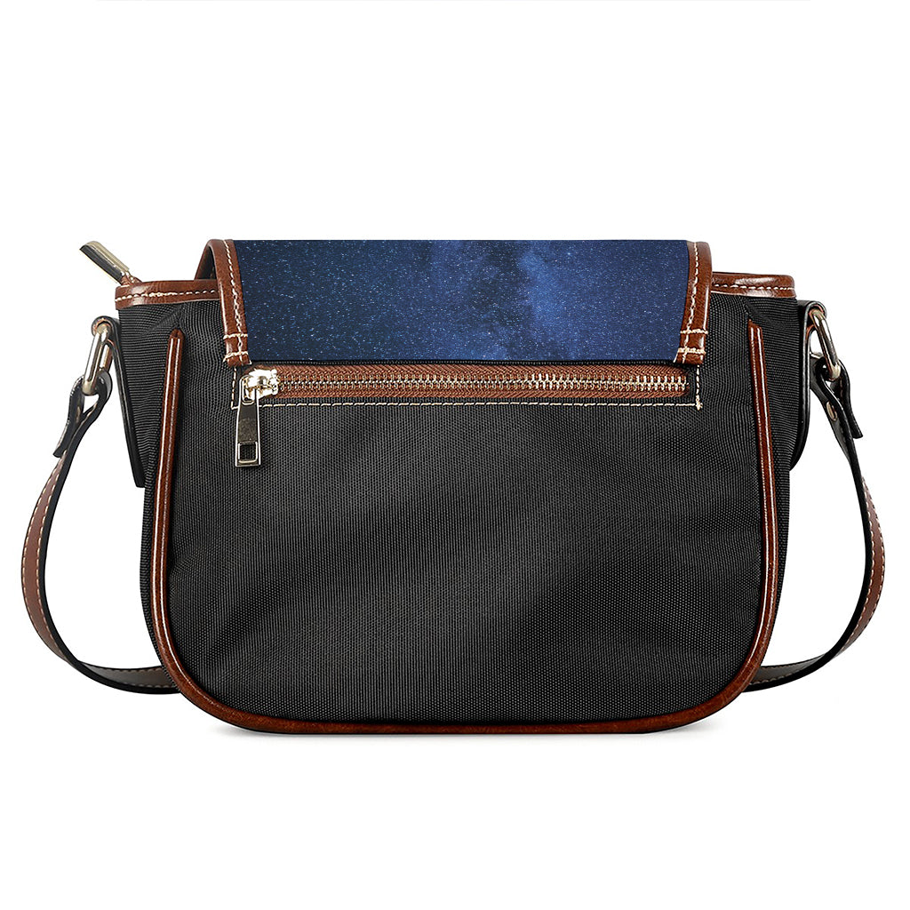 Stars Night Milky Way Print Saddle Bag