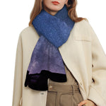 Stars Night Milky Way Print Scarf