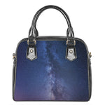 Stars Night Milky Way Print Shoulder Handbag