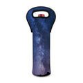 Stars Night Milky Way Print Single Neoprene Wine Tote
