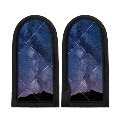 Stars Night Milky Way Print Skillet Handle Cover