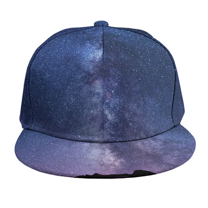 Stars Night Milky Way Print Snapback Cap