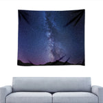 Stars Night Milky Way Print Tapestry