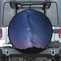 Stars Night Milky Way Print Tire Cover