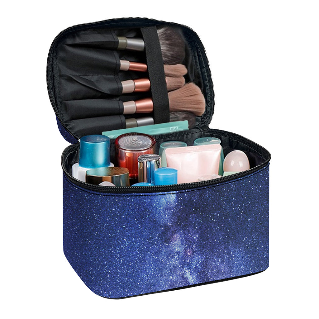 Stars Night Milky Way Print Travel Makeup Bag