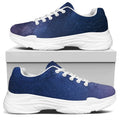 Stars Night Milky Way Print White Chunky Shoes