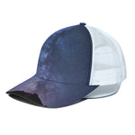 Stars Night Milky Way Print White Mesh Trucker Cap