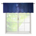 Stars Night Milky Way Print Window Valance