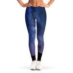 Stars Night Milky Way Print Women's Leggings