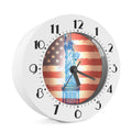 Statue of Liberty USA Flag Print Alarm Clock