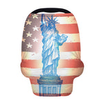 Statue of Liberty USA Flag Print Baby Seat Cover