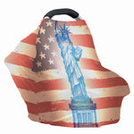 Statue of Liberty USA Flag Print Baby Seat Cover