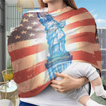 Statue of Liberty USA Flag Print Baby Seat Cover