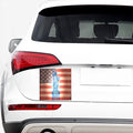 Statue of Liberty USA Flag Print Car Sticker