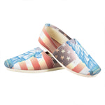 Statue of Liberty USA Flag Print Casual Shoes