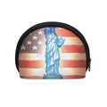 Statue of Liberty USA Flag Print Coin Purse