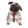 Statue of Liberty USA Flag Print Dog Zip Up Jacket