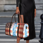 Statue of Liberty USA Flag Print Duffle Bag
