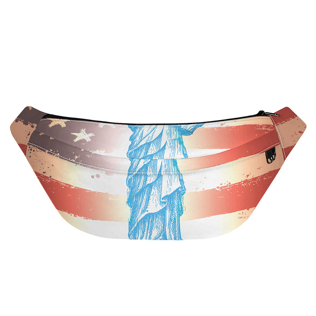 Statue of Liberty USA Flag Print Fanny Pack