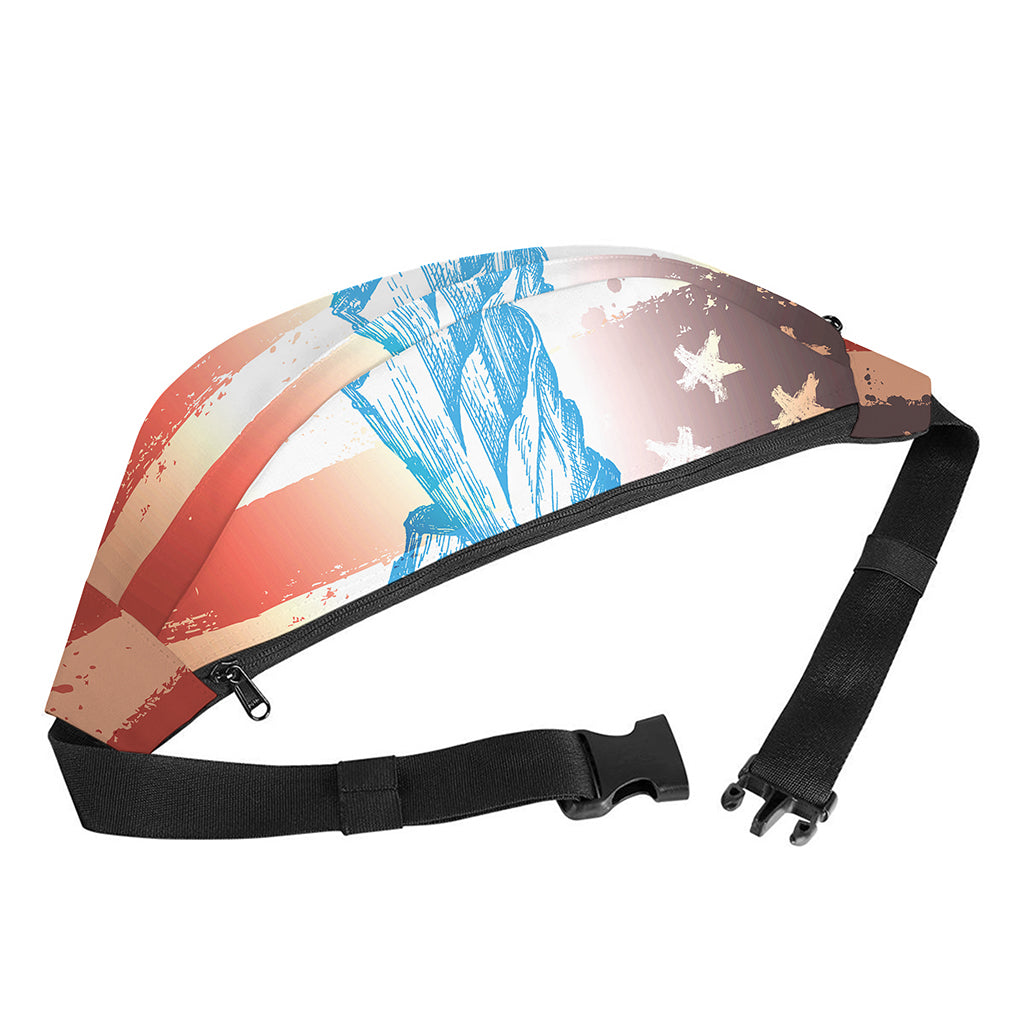 Statue of Liberty USA Flag Print Fanny Pack
