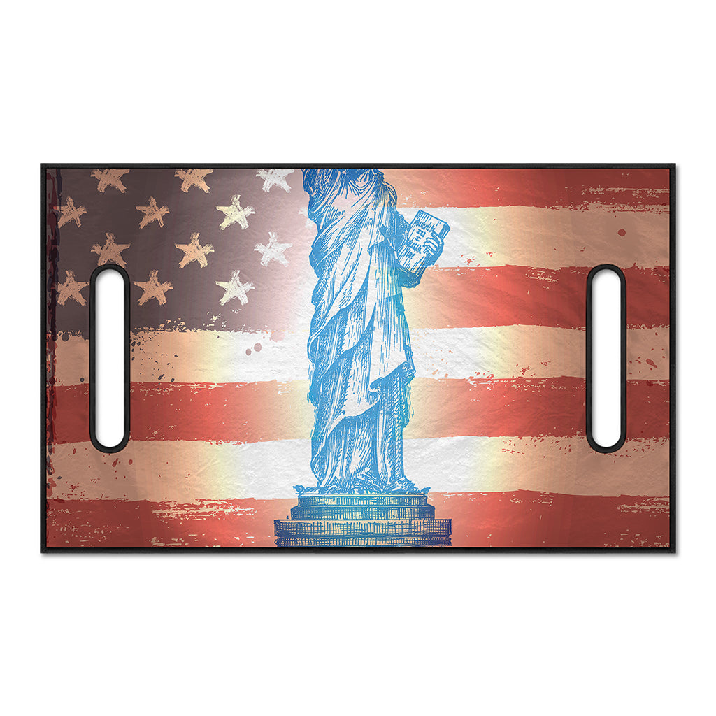 Statue of Liberty USA Flag Print Golf Cart Seat Cover