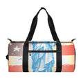 Statue of Liberty USA Flag Print Gym Bag