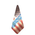 Statue of Liberty USA Flag Print Hand Towel