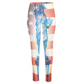 Statue of Liberty USA Flag Print High-Waisted Pocket Leggings