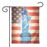 Statue of Liberty USA Flag Print House Flag