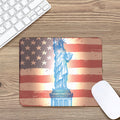 Statue of Liberty USA Flag Print Mouse Pad
