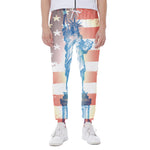 Statue of Liberty USA Flag Print Scuba Joggers
