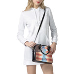 Statue of Liberty USA Flag Print Shoulder Handbag