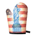 Statue of Liberty USA Flag Print Single Oven Mitt