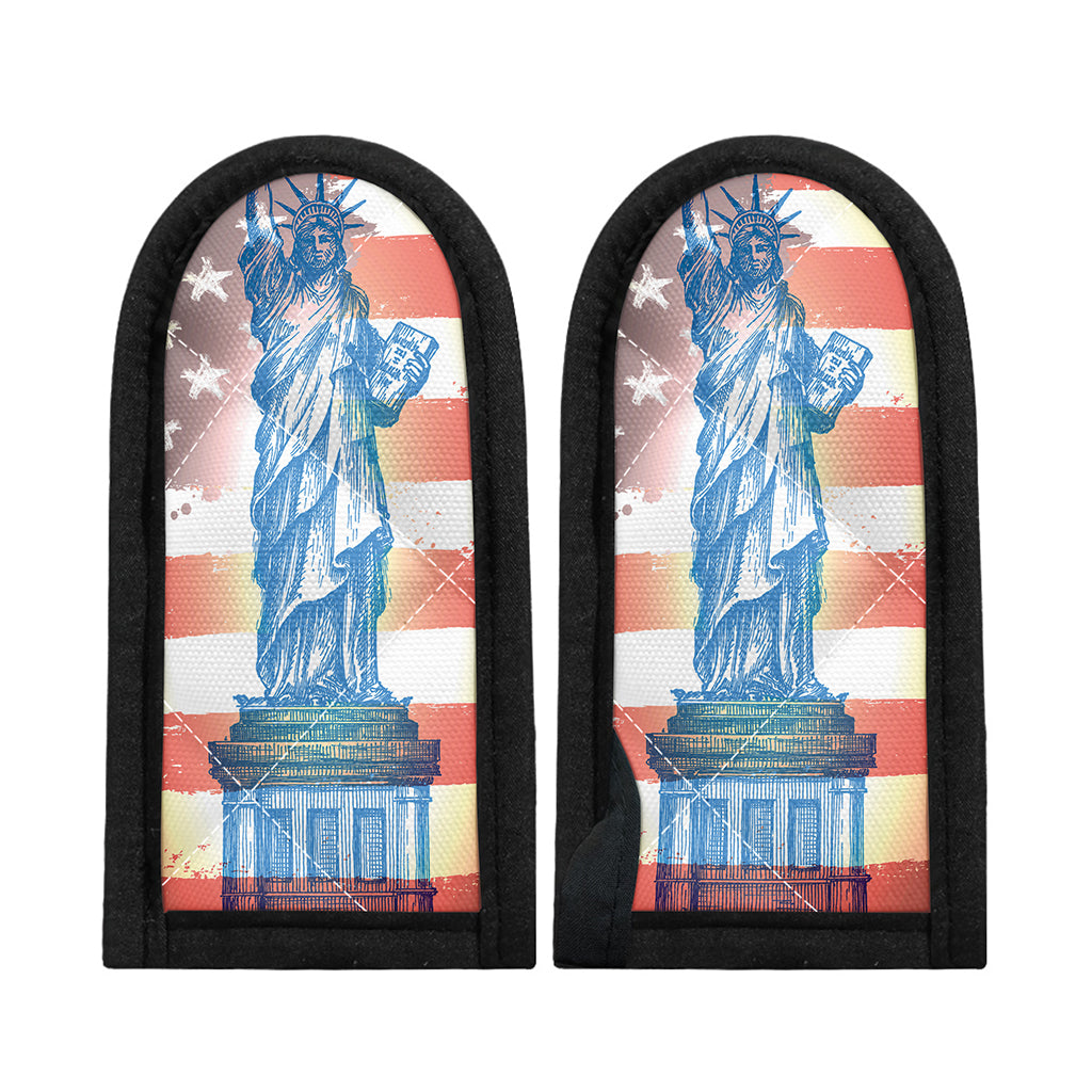 Statue of Liberty USA Flag Print Skillet Handle Cover